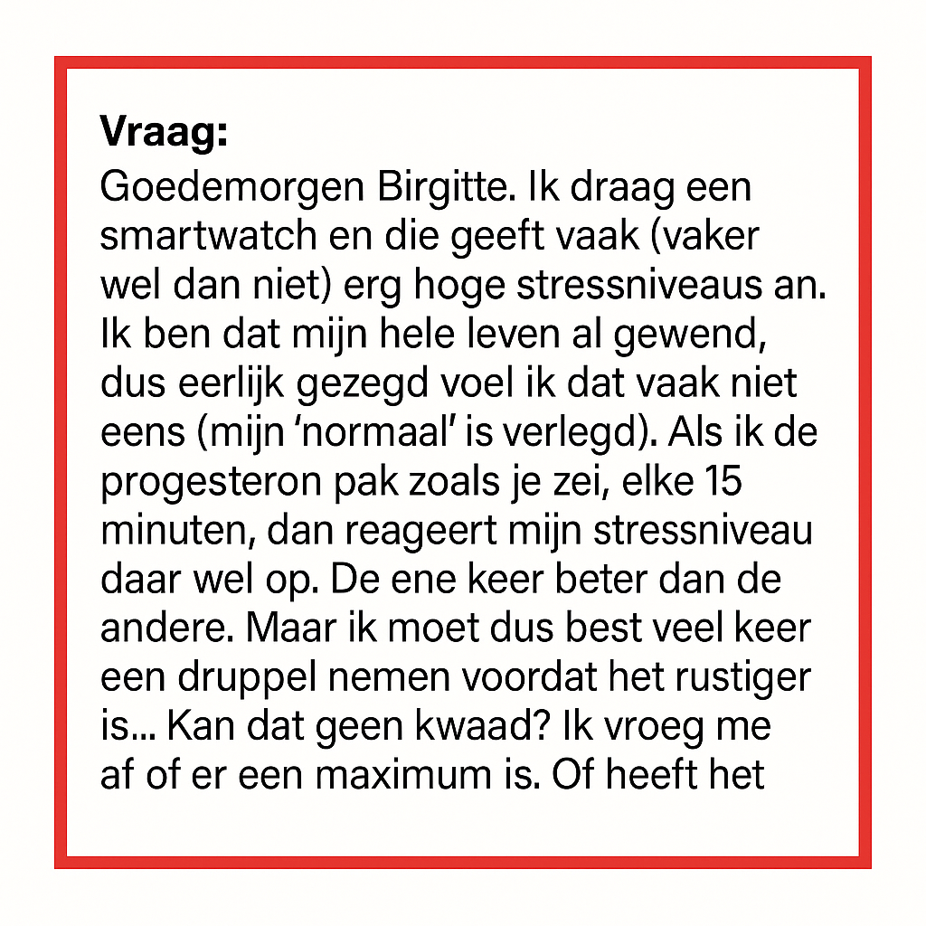 Progesteron en Stress: Waarom Microdoseren soms het Beste Werkt