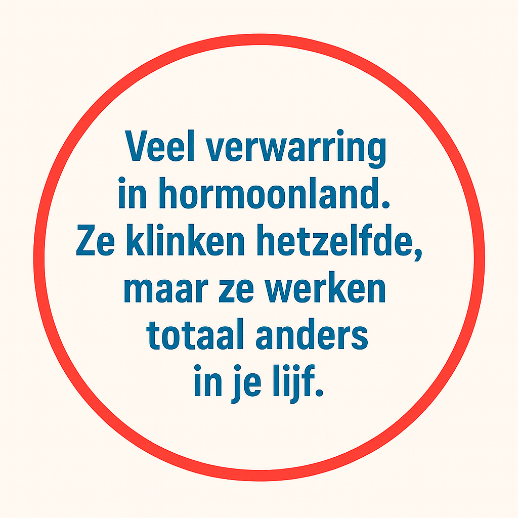 PROGESTAGENEN ≠ PROGESTERON