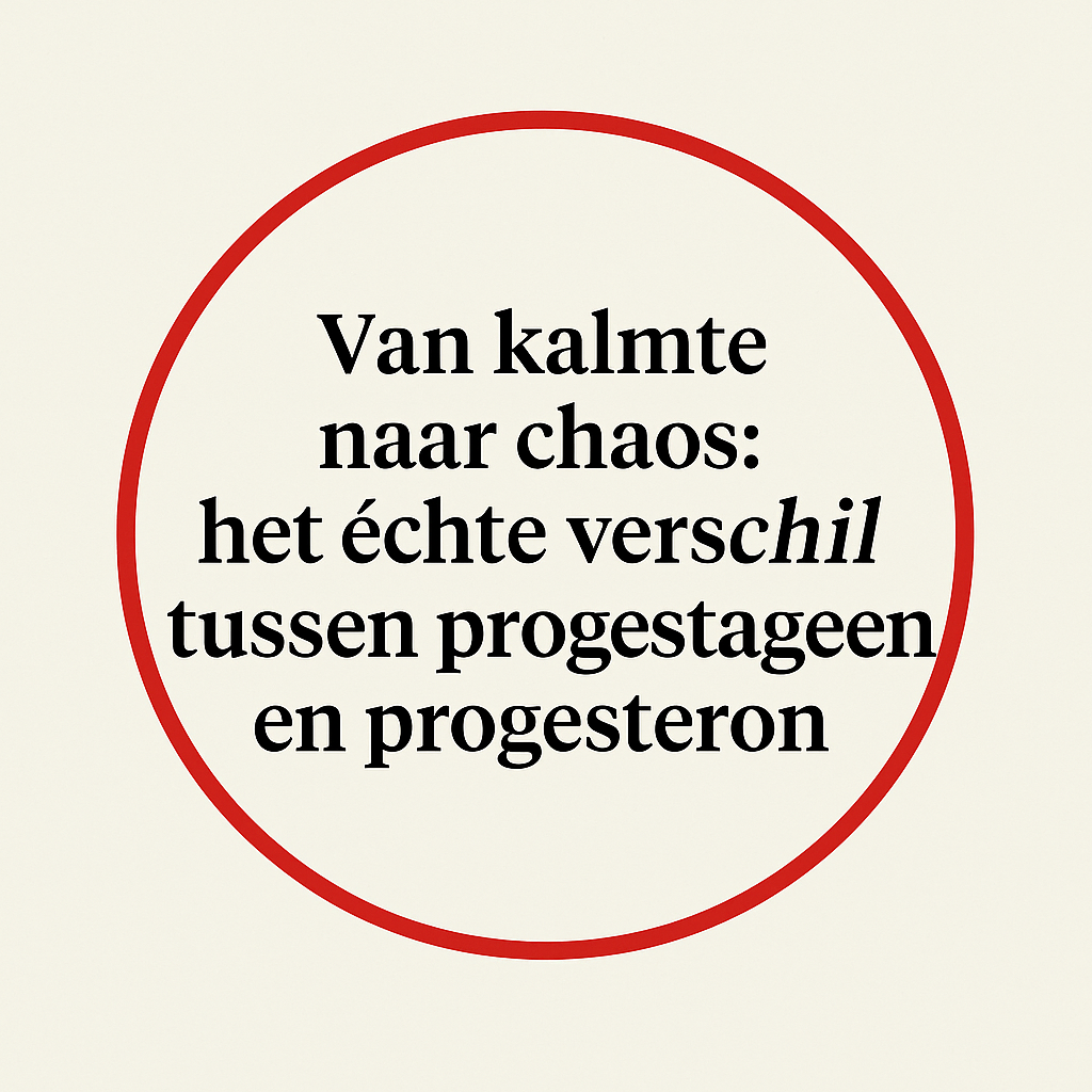 Waarom jouw ‘progesteronpil’ géén progesteron is